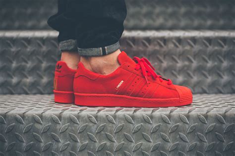 adidas superstar red men's.